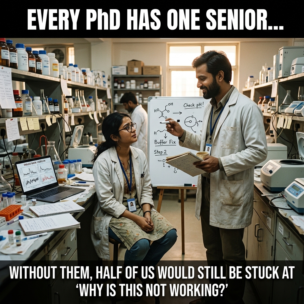 Every PhD Has That One Senior: The unofficial department helpline.